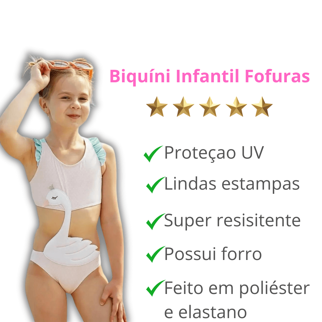 Biquíni Infantil Fofuras