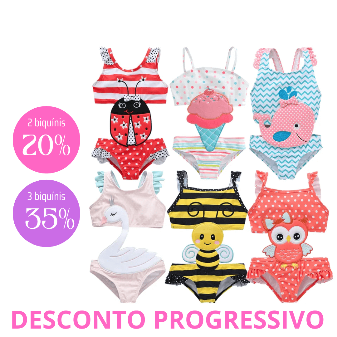 Biquíni Infantil Fofuras