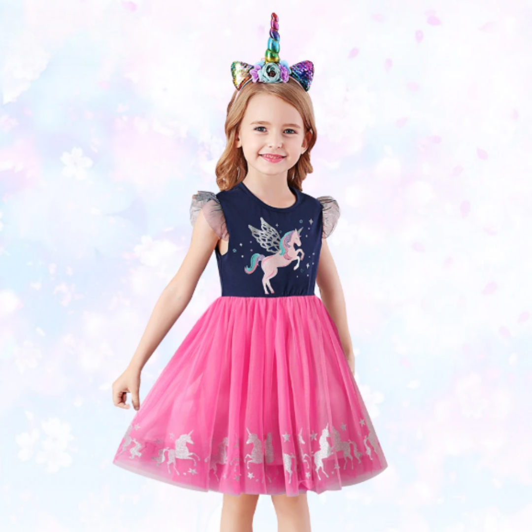 Vestido Ágata + 🎁 BRINDE tiara Unicórnio