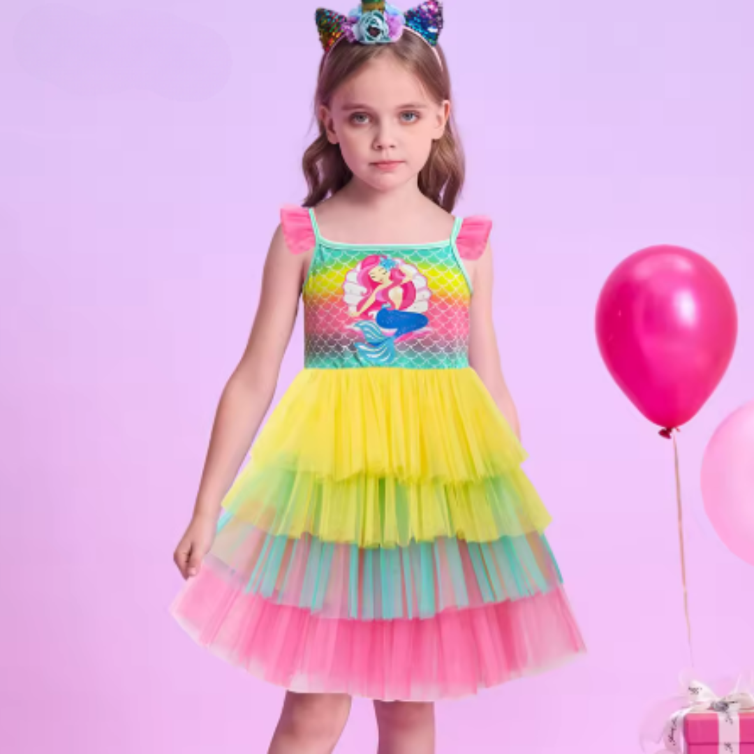 Vestido Samira + 🎁 BRINDE tiara Unicórnio