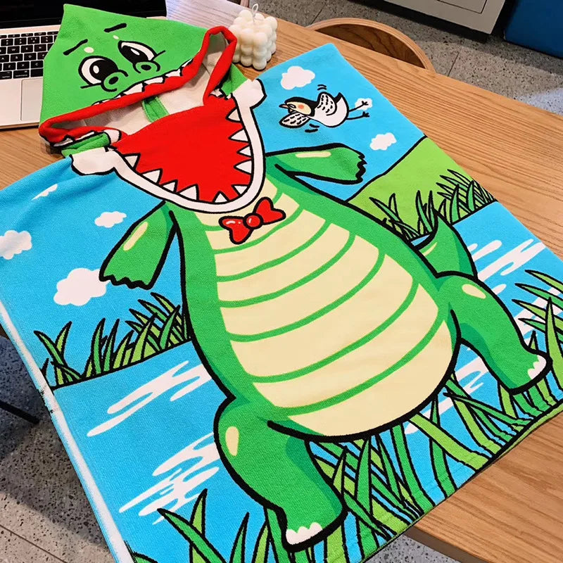 Saída de banho com capuz