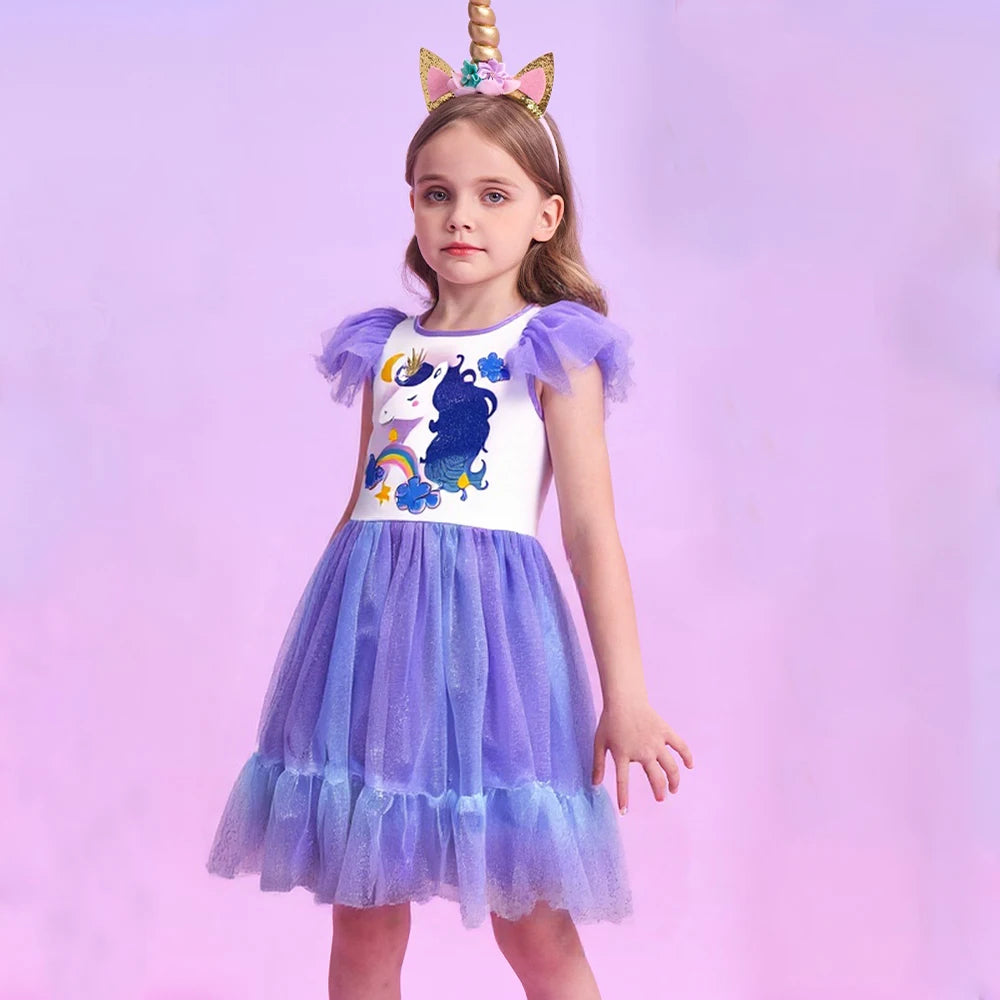 Vestido Eloá + 🎁 BRINDE tiara Unicórnio