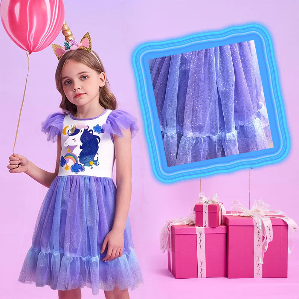 Vestido Eloá + 🎁 BRINDE tiara Unicórnio