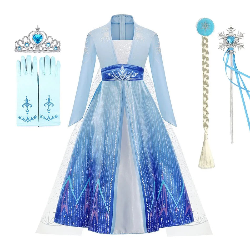 Fantasia Elsa Rainha da Neve – Frozen
