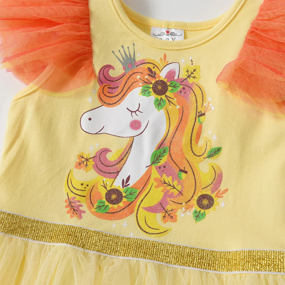 Vestido Manuela + 🎁 BRINDE tiara Unicórnio