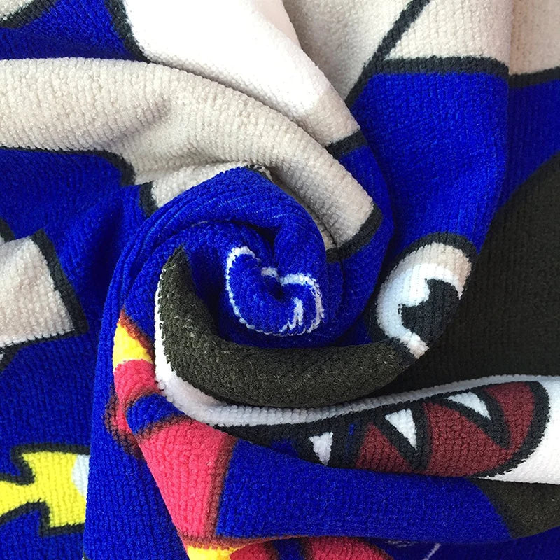 Saída de banho com capuz