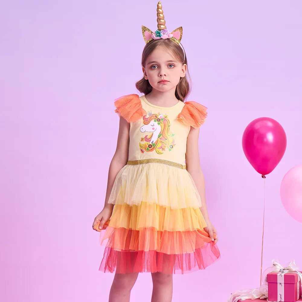 Vestido Manuela + 🎁 BRINDE tiara Unicórnio