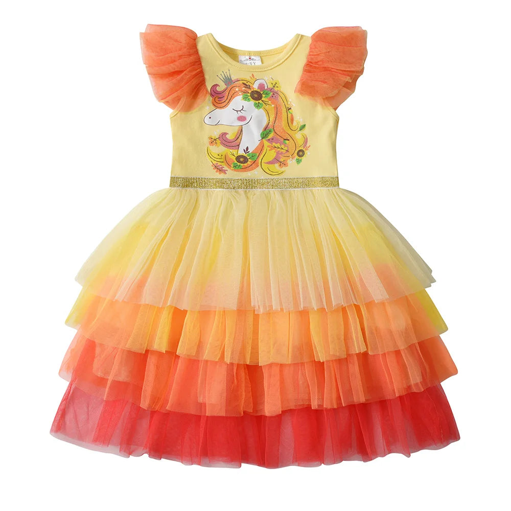 Vestido Manuela + 🎁 BRINDE tiara Unicórnio