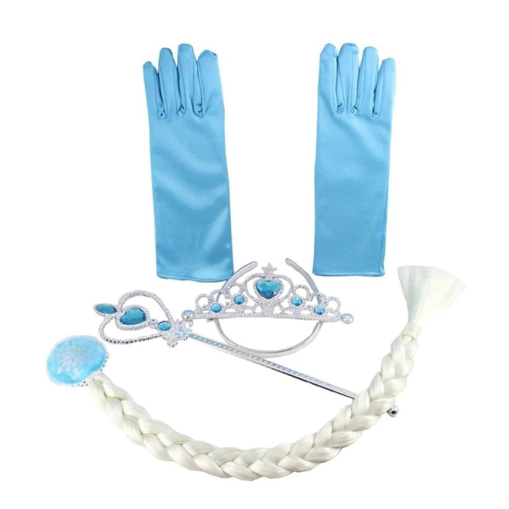 Kit 4 Acessórios Princesa Elsa