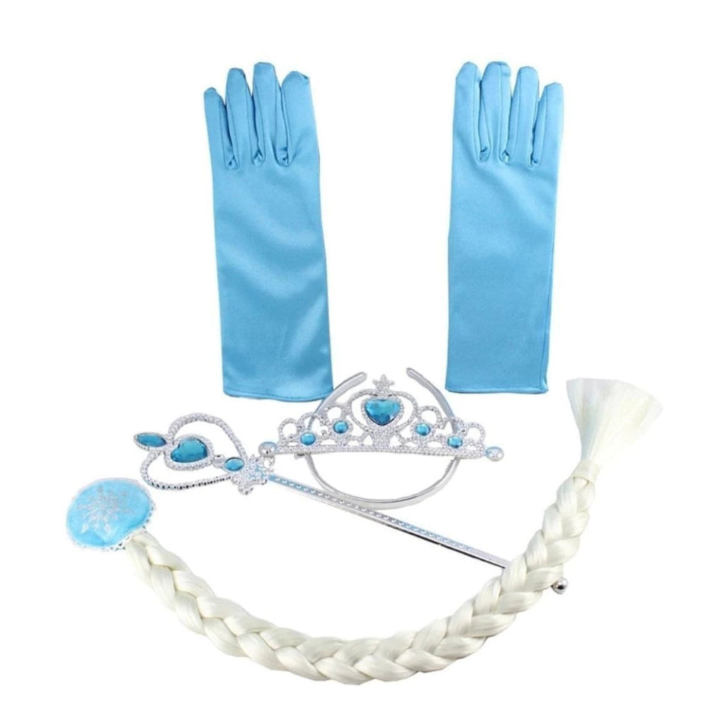 Kit 4 Acessórios Princesa Elsa