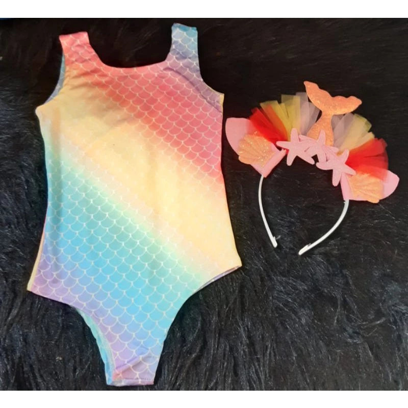 Kit body e tiara Sereia