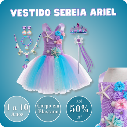 Vestido Sereia Ariel Biloo