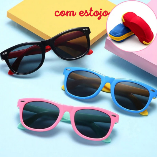 Óculos de Sol FunKids + estojo de proteção