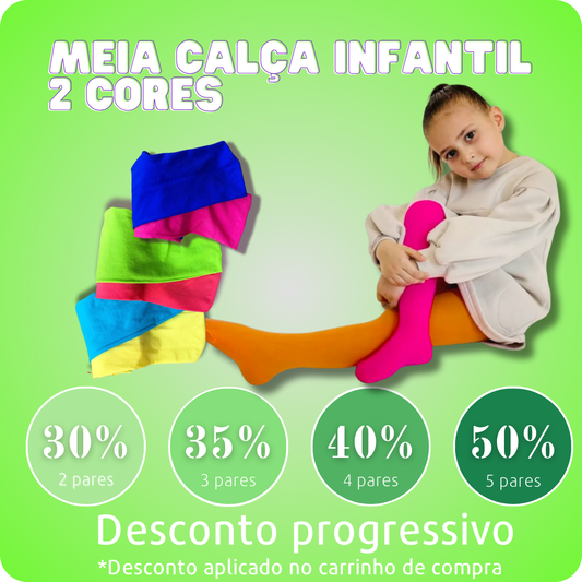 Meia calça infantil Perninhas Mágicas