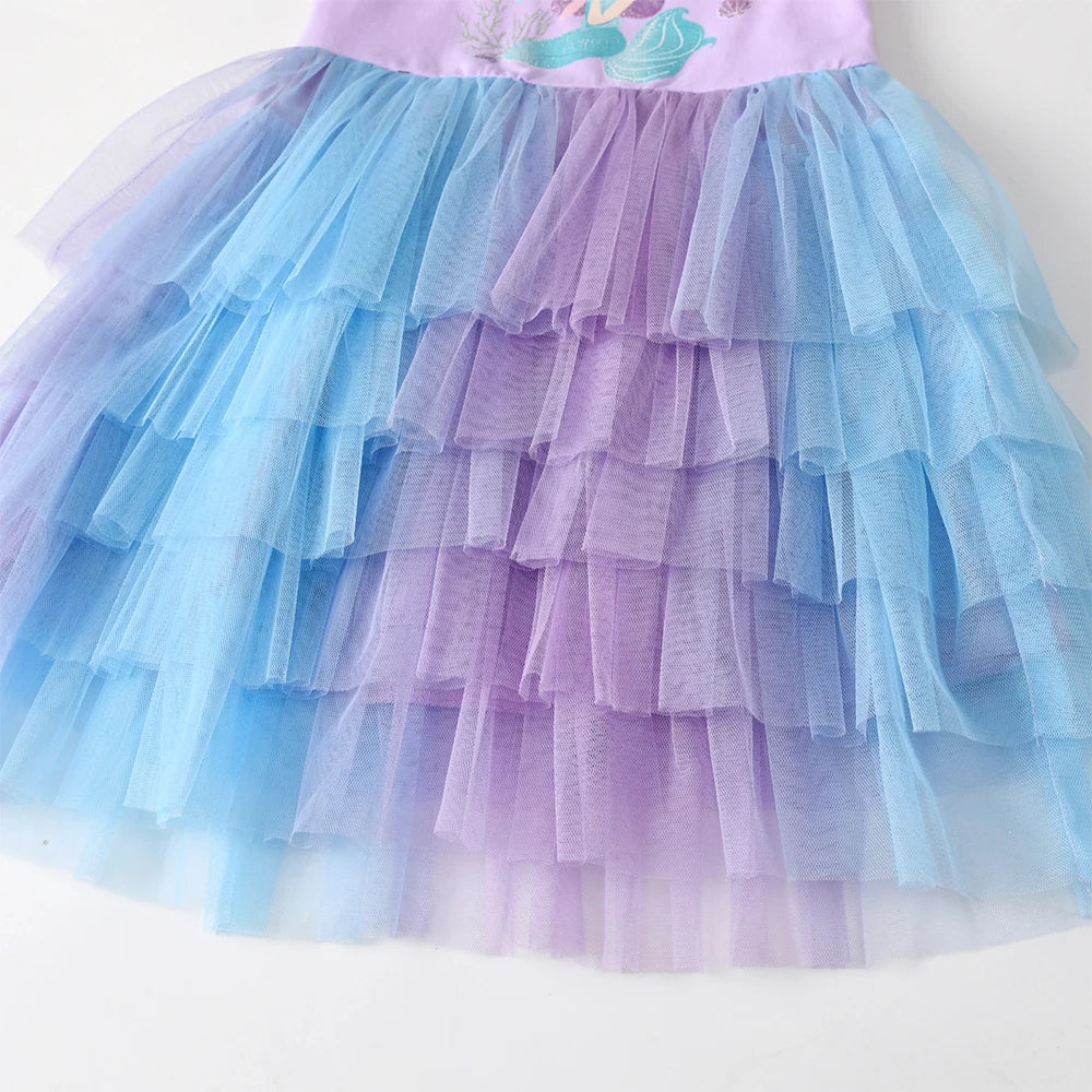 Vestido Sereia Lua + 🎁 BRINDE tiara Unicórnio
