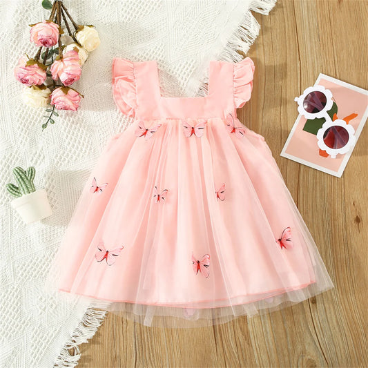 Vestido Tule Borboletas