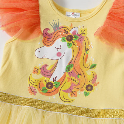 Vestido Manuela + 🎁 BRINDE tiara Unicórnio