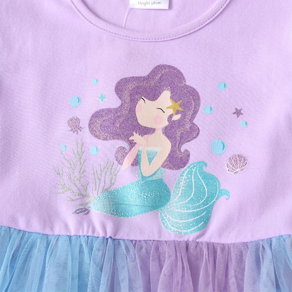 Vestido Sereia Lua + 🎁 BRINDE tiara Unicórnio