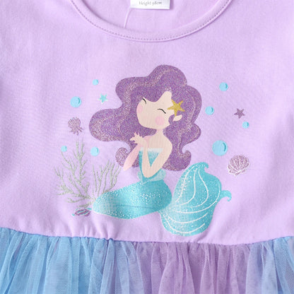 Vestido Sereia Lua + 🎁 BRINDE tiara Unicórnio