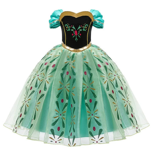 Fantasia Princesa Anna – Coroação da Elsa Frozen