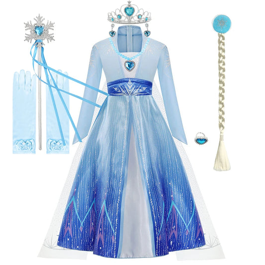 Fantasia Elsa Rainha da Neve – Frozen