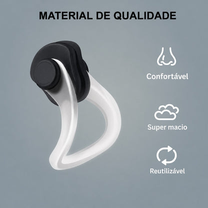 Clipe de nariz do kit: confortável, super macio e reutilizável